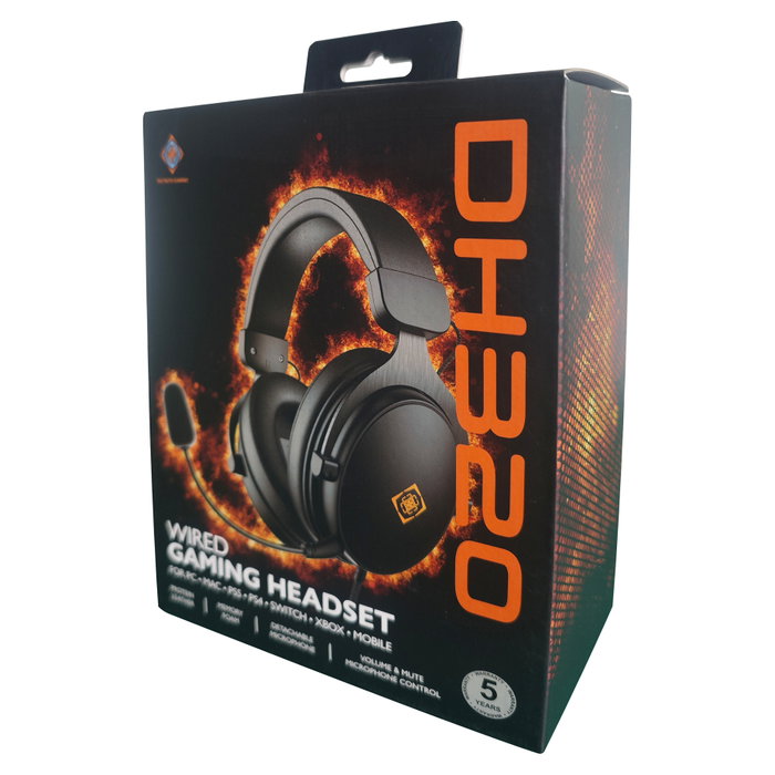 Deltaco Gaming GAM-190 Auriculares de Diadema Negros Deltaco Gaming GAM-190 Auriculares de Diadema Negros