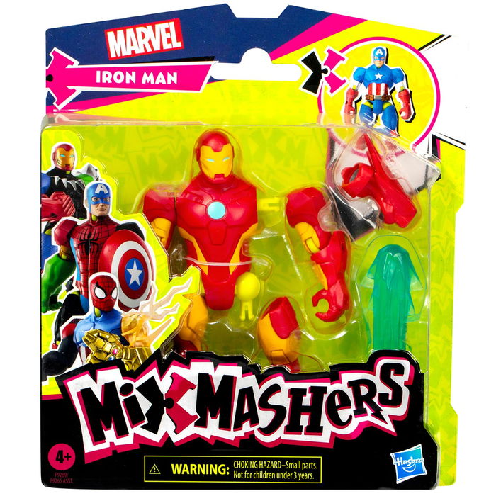 Hasbro Figura Mixmashers Iron Man F9269 Avengers 12cm +4 Años