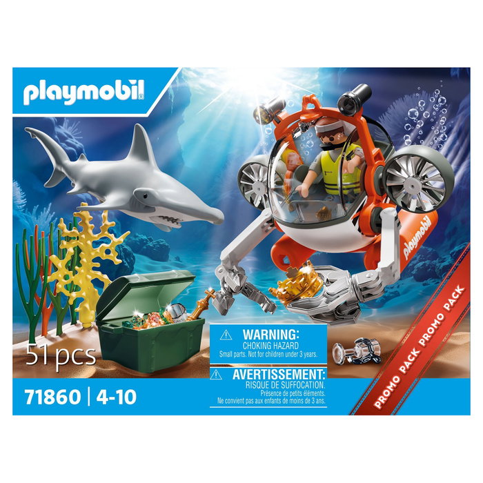 Playmobil Búsqueda del tesoro con submarino 71860 Playmobil Búsqueda del tesoro con submarino 71860