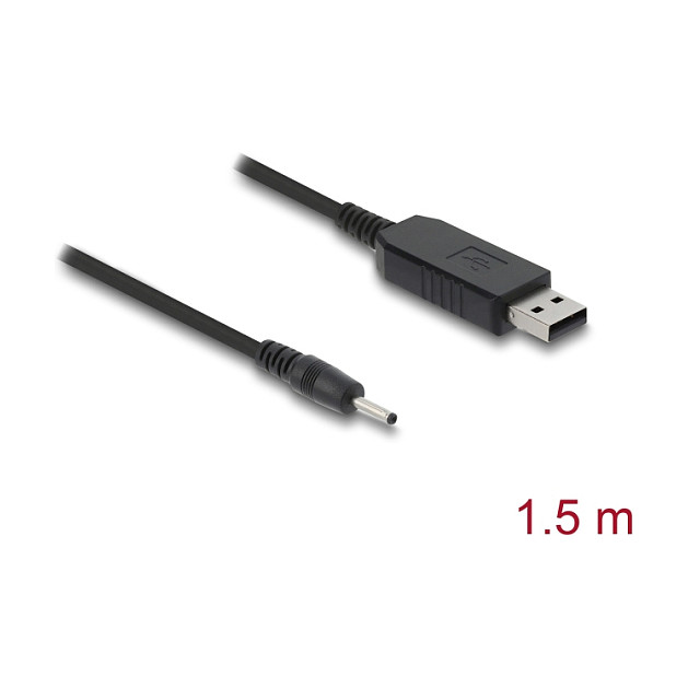 DeLOCK Cable de Carga USB 2,3 V para Afeitadoras, compatible con Braun MGK3335, MGK3010, MGK3020 - 1,5 m DeLOCK Cable de Carga USB 2,3 V para Afeitadoras, compatible con Braun MGK3335, MGK3010, MGK3020 - 1,5 m