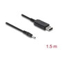 DeLOCK Cable de Carga USB 2,3 V para Afeitadoras, compatible con Braun MGK3335, MGK3010, MGK3020 - 1,5 m