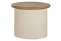DKD Home Decor Mesita Auxiliar MDF Abeto 60x40x50 Crema