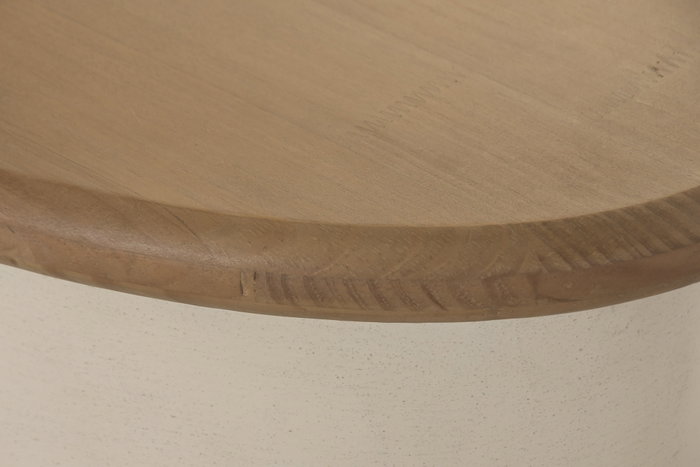 DKD Home Decor Mesita Auxiliar MDF Abeto 60x40x50 Crema DKD Home Decor Mesita Auxiliar MDF Abeto 60x40x50 Crema
