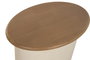 DKD Home Decor Mesita Auxiliar MDF Abeto 60x40x50 Crema