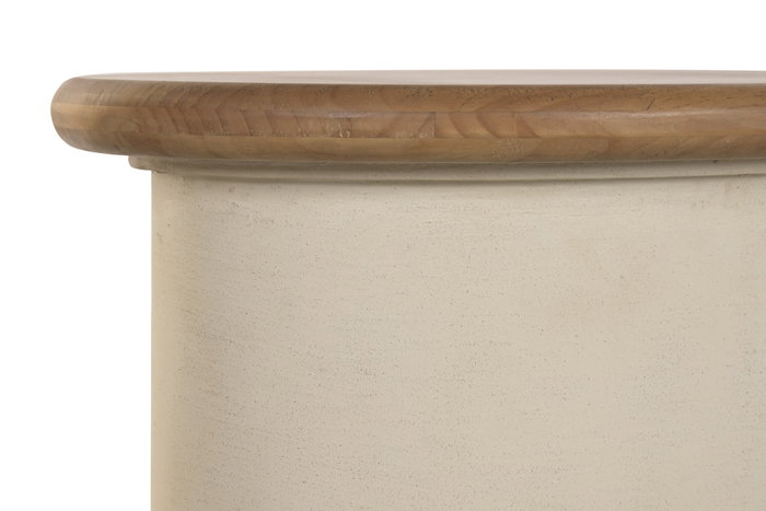DKD Home Decor Mesita Auxiliar MDF Abeto 60x40x50 Crema DKD Home Decor Mesita Auxiliar MDF Abeto 60x40x50 Crema