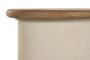 DKD Home Decor Mesita Auxiliar MDF Abeto 60x40x50 Crema