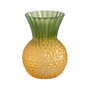 Jarrón Piña Verde-Amarillo Cristal 20 X 20 X 27,50 cm (Set de 2)