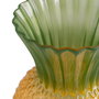 Jarrón Piña Verde-Amarillo Cristal 20 X 20 X 27,50 cm (Set de 2)