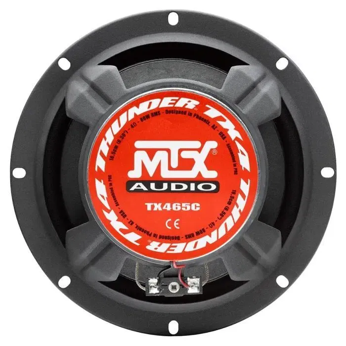 Mtx Audio TX465C Altavoces Coaxiales de 2 Vías - 16.5 cm - 80W RMS