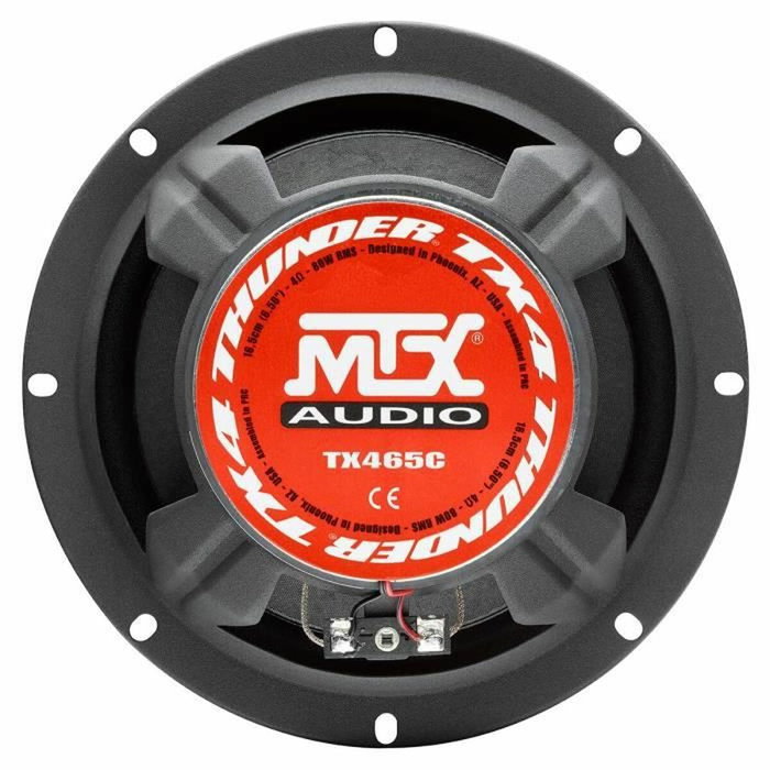 MTX Audio Altavoces coaxiales de 2 vías TX465C de 16.5 cm - 80W RMS
