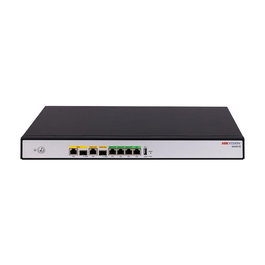 Hikvision DS-3WG507G-SI Router Todo en Uno Rack de 7 Puertos, 4 LAN + 3 WAN Gigabit, 1 USB, VPN, Cortafuegos, Negro/Gris