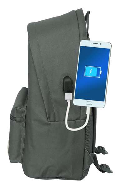Safta Mochila Harper & Neyer Grey para Portátil de 15,6'' con USB