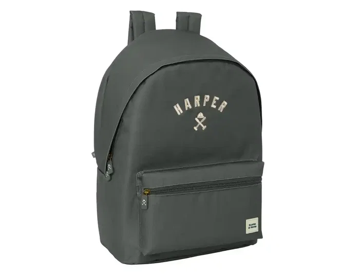 Safta Mochila Harper & Neyer Grey para Portátil de 15,6'' con USB