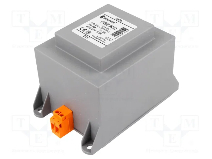 BREVE TUFVASSONS Transformador de red 200VA 230VAC/24V BREVE TUFVASSONS Transformador de red 200VA 230VAC/24V