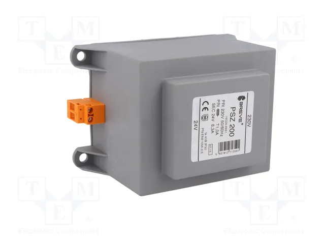 BREVE TUFVASSONS Transformador de red 200VA 230VAC/24V BREVE TUFVASSONS Transformador de red 200VA 230VAC/24V