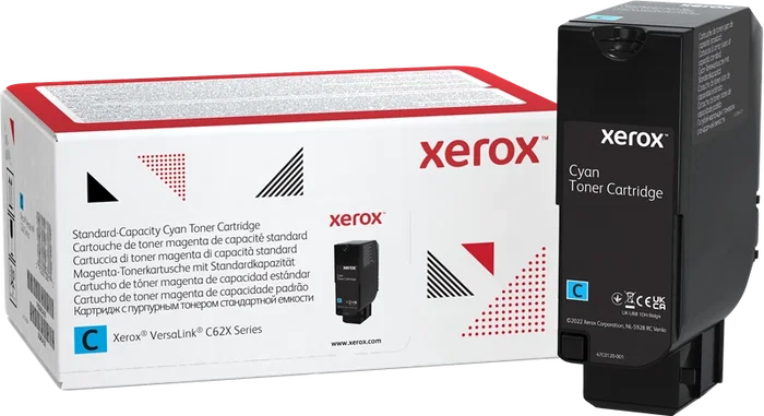 Xerox Cartucho de tóner 006R04617 Cian Capacidad Estándar