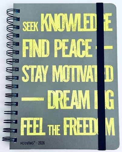 Mooving Agenda Anual 2026 Urban Wire-O Tapa Extra con Goma 150x210 mm Surtido Mooving Agenda Anual 2026 Urban Wire-O Tapa Extra con Goma 150x210 mm Surtido