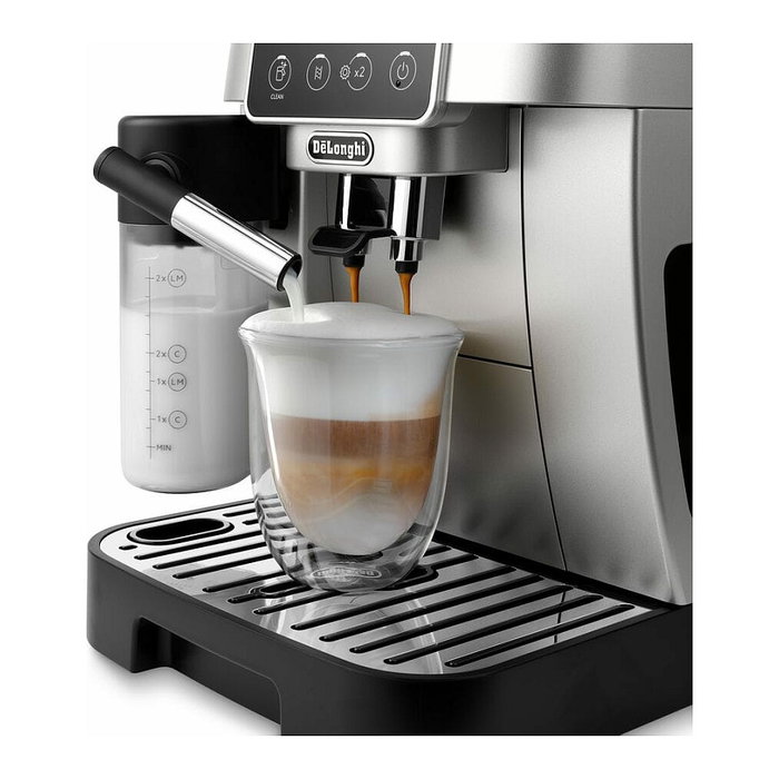 De'Longhi Magnifica Start ECAM220.80.SB Cafetera superautomática, 1.8L, Negro y Plata