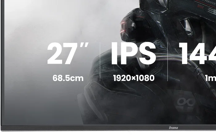 Iiyama G-Master GB2741HSU-B1 Monitor 27 pulg. Full HD IPS 144 Hz Negro