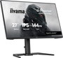 iiyama GB2741HSU-B1 Monitor 27" WQHD (2560x1440) IPS 144Hz 1ms MPRT Altavoces Soporte Ajustable Flicker-Free Low Blue Light Negro