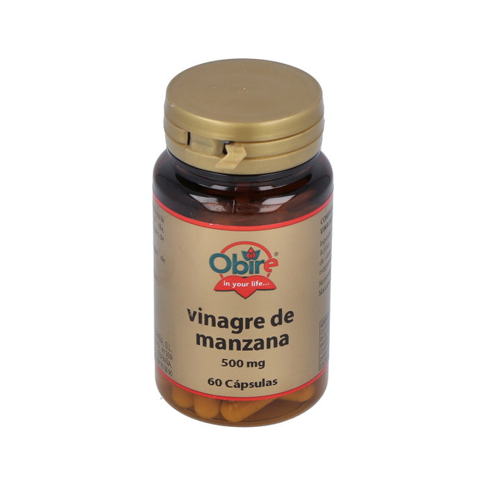 OBIRE Vinagre de Manzana 500 mg 60 cápsulas OBIRE Vinagre de Manzana 500 mg 60 cápsulas