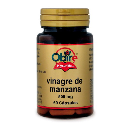OBIRE Vinagre de Manzana 500 mg 60 cápsulas OBIRE Vinagre de Manzana 500 mg 60 cápsulas