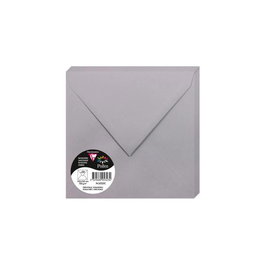 Sobre Clairefontaine Pollen 165X165 120G Gris Koala Paquete De 20