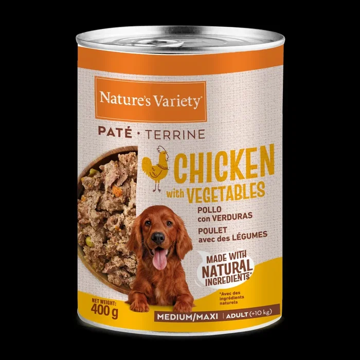 Affinity Nature's Variety Dog Wet Pate Med-Maxi Pollo 12x400 gr Affinity Nature's Variety Dog Wet Pate Med-Maxi Pollo 12x400 gr