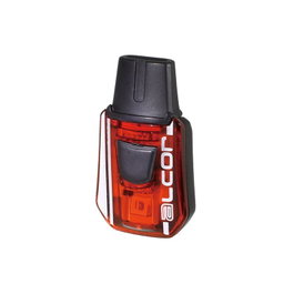 Moon Luz Trasera ALCOR - LED Rojo Ultra Brillante, 5 Funciones, 15 Lúmenes, Batería Recargable 79h