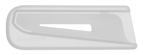 Berghoff 3950044 Cuchillo para Queso Gris Antiadherente Mango Contorneado Cuchilla 13 cm con Funda Protectora