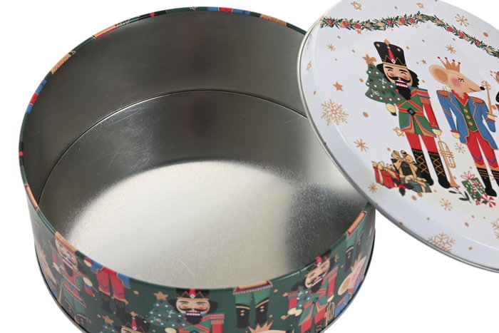 DKD Home Decor Caja Navidad Tradicional Multicolor Metal Set de 3 Piezas Cascanueces 20 x 20 x 9 cm DKD Home Decor Caja Navidad Tradicional Multicolor Metal Set de 3 Piezas Cascanueces 20 x 20 x 9 cm