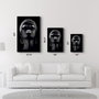 Wallity CAM-3002 Pintura Decorativa de Vidrio Templado con Impresión UV, 70 x 110 cm