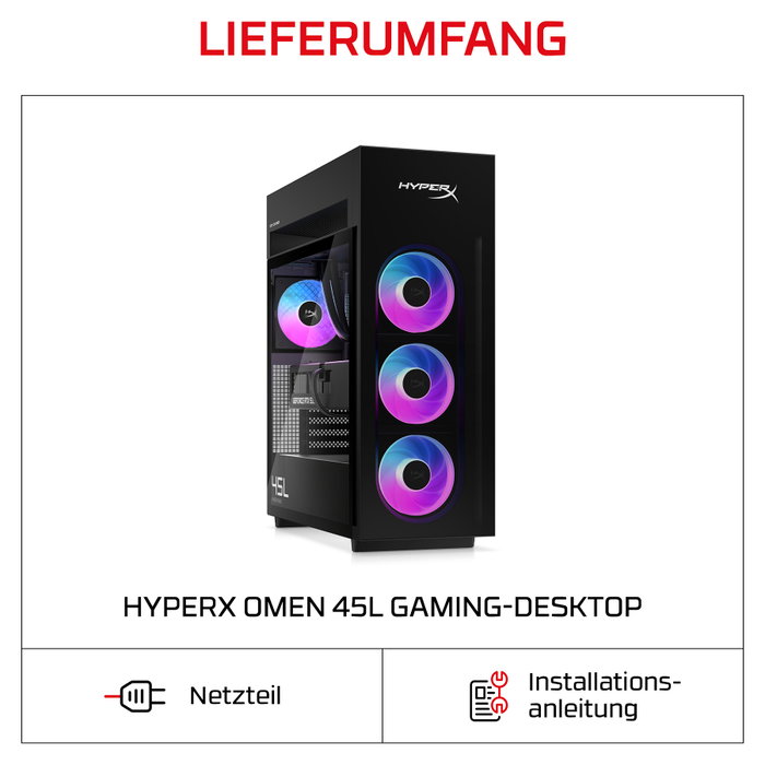 HP HyperX OMEN MAX 45L GT24-0171ng CU7 con RTX 5090, 64GB RAM y 2TB SSD HP HyperX OMEN MAX 45L GT24-0171ng CU7 con RTX 5090, 64GB RAM y 2TB SSD
