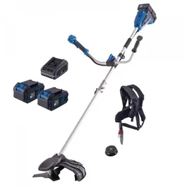 Scheppach BC-BCH380/40-X SET L2 Desbrozadora inalámbrica con 2 baterías y cargador doble