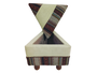 DKD Home Decor Reposapiés Afrkn Multicolor con Tapa