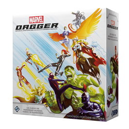 Fantasy Flight Games Marvel D.A.G.G.E.R. Juego de Mesa Cooperativo para 1 a 5 Jugadores, +12 Años, Juego Tablero Estratégico, Español, Ref. MD01ES