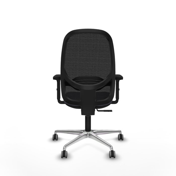 PIQUERAS Y CRESPO Silla de oficina Cilanco con mecanismo Sincro, Gris oscuro y Negro