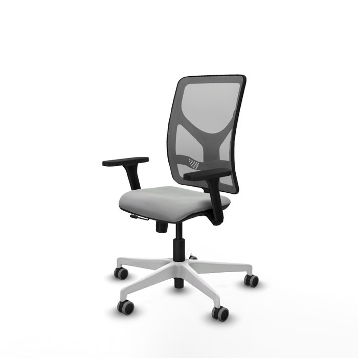 PIQUERAS Y CRESPO Silla de oficina Motilla con mecanismo Sincro/Traslack Gris