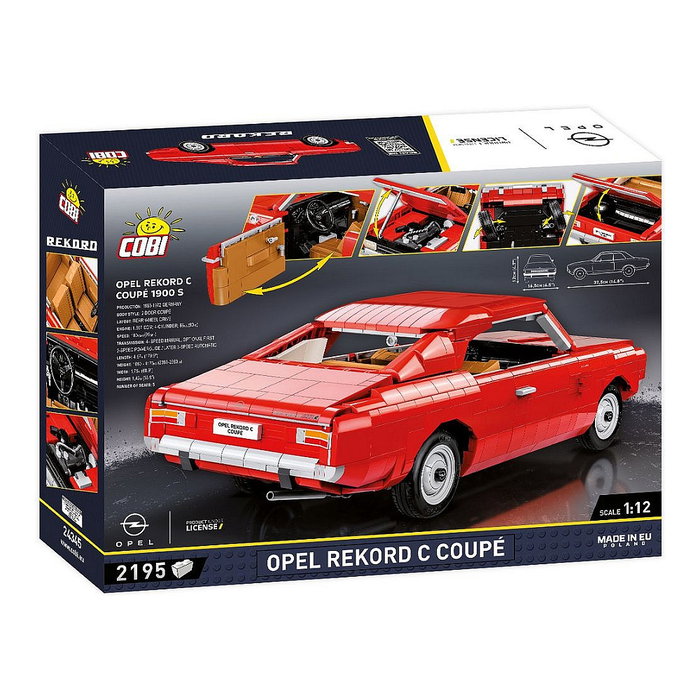 Cobi Opel Rekord C Coupe Bloques de Construcción 2195 Piezas Edad 10+