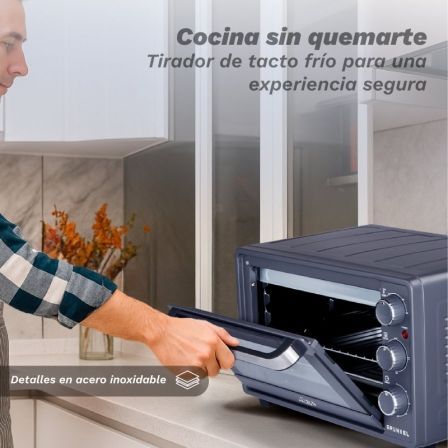 Grunkel Horno de Sobremesa HR-23EASY Eléctrico 23L 1600W