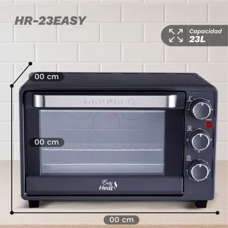 Grunkel Horno de Sobremesa HR-23EASY Eléctrico 23L 1600W