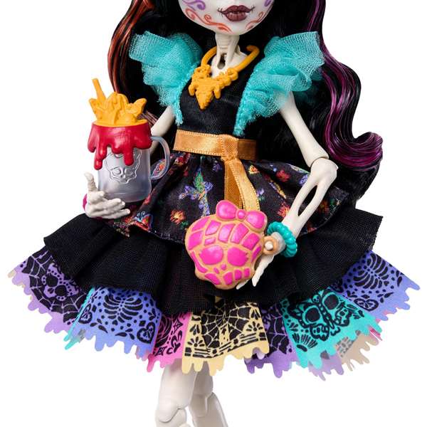 Mattel Muñeca Monster High Skelita Doll con Accesorios