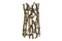 DKD Home Decor Portavelas Dorado 13 x 23 x 13 cm (2 Unidades)