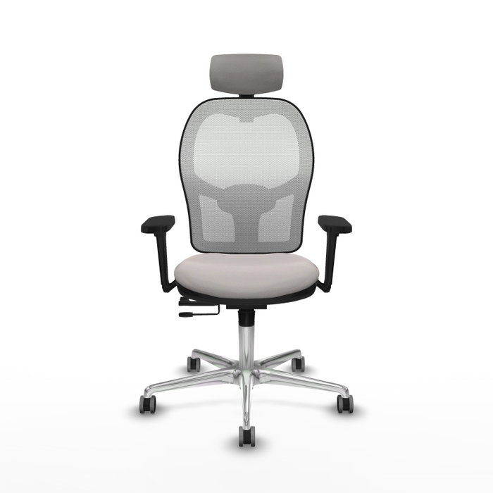 PIQUERAS Y CRESPO Silla de oficina Jorquera Blanca con mecanismo Sincro/Traslack PIQUERAS Y CRESPO Silla de oficina Jorquera Blanca con mecanismo Sincro/Traslack