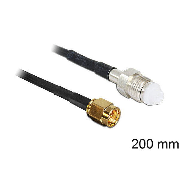 DeLOCK 88596 Cable coaxial SMA macho a FME hembra RG-174 DeLOCK 88596 Cable coaxial SMA macho a FME hembra RG-174