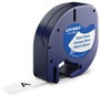 Dymo Cinta LetraTag 91221 Negro sobre Blanco 12mm x 4m
