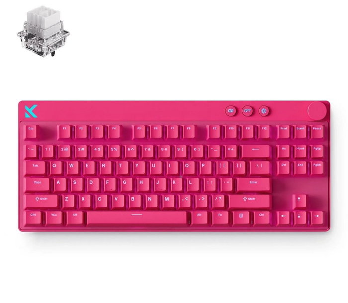 Mchose MC-Mix87-8 Teclado Gaming Magnético RGB Rosa