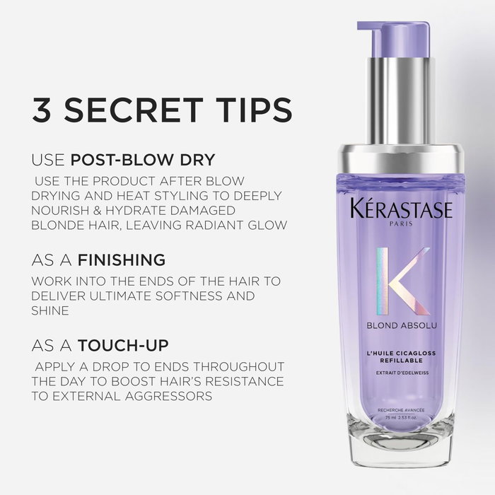 Kerastase Blond Absolu Aceite Concentrado Hidratante Recarga 75 ml