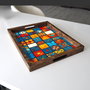 Aberto Design REF018 Bandeja de Madera Maciza 48 x 38 x 4 cm