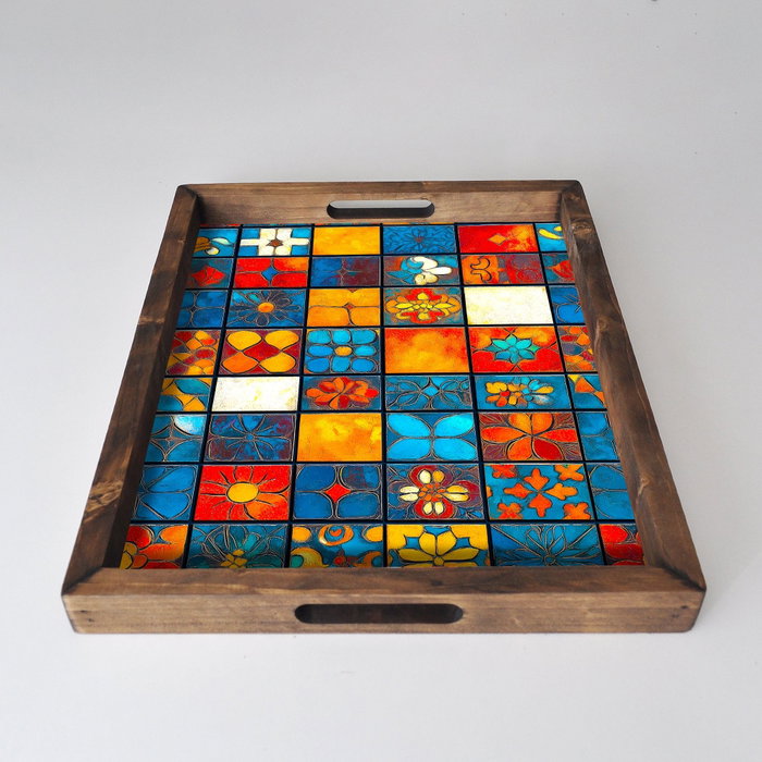 Aberto Design REF018 Bandeja de Madera Maciza 48 x 38 x 4 cm Aberto Design REF018 Bandeja de Madera Maciza 48 x 38 x 4 cm